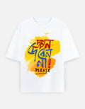 RAJIRU Bengali Please Urban Art oversized T-shirt front view