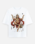 RAJIRU Divine Warrior Hanuman oversized T-shirt front view