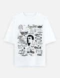 RAJIRU Bengali Art and Culture oversized T-shirt front view