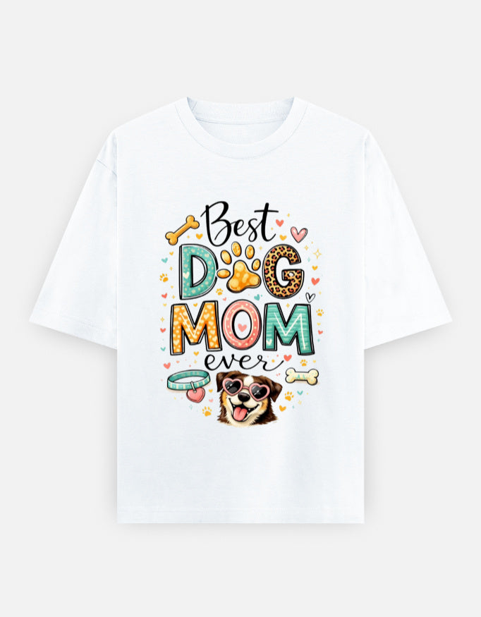 RAJIRU white and light pink oversized T-shirt front
