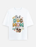 RAJIRU white and light pink oversized T-shirt front