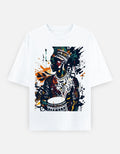 Unisex oversized heavyweight cotton t-shirt 240 GSM white front