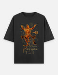 RAJIRU Hanuman Divine Streetwear graphic T-shirt front view