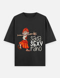 RAJIRU Desi Humor oversized T-shirt front view