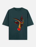RAJIRU Devi Shakti Goddess oversized T-shirt front view