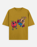 RAJIRU KNOCKOUT DUO oversized T-shirt front view