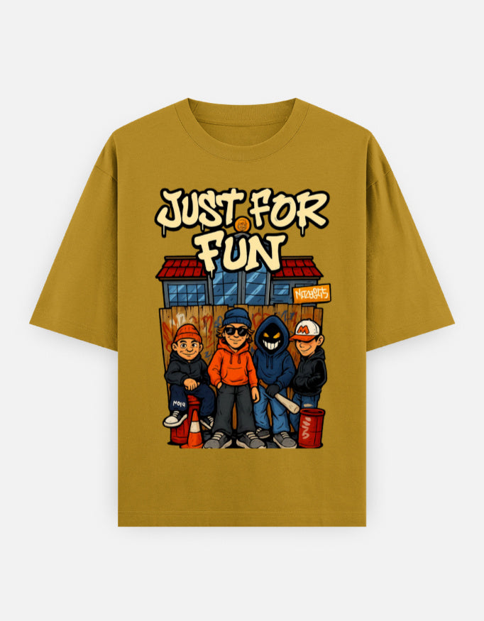 Black and mustard yellow oversized heavyweight cotton t-shirt mustard yellow front